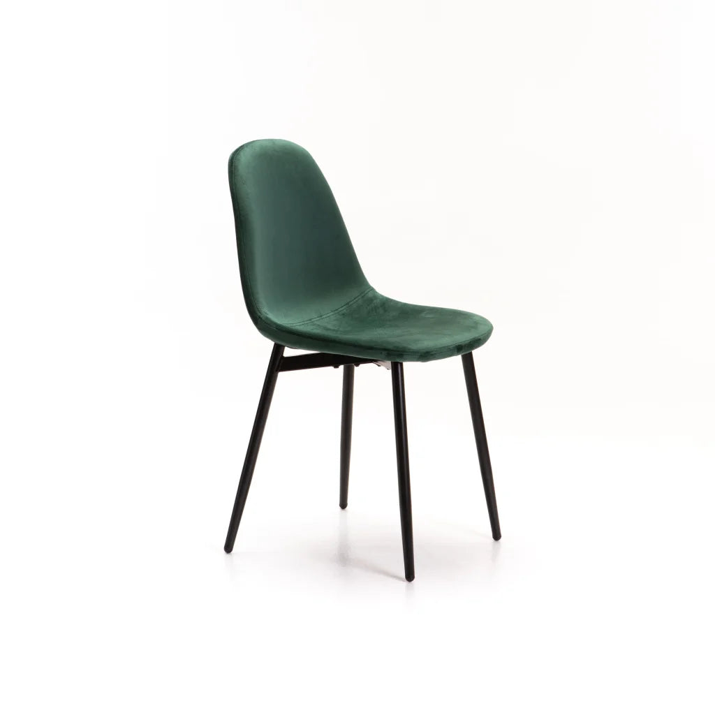 Sewela Velvet Dining Chair - Green
