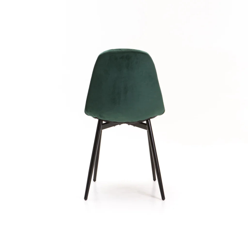 Sewela Velvet Dining Chair - Green
