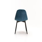 Sewela Velvet Dining Chair - Petrol Blue