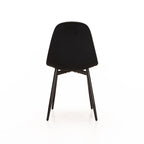 Sewela Velvet Dining Chair - Black