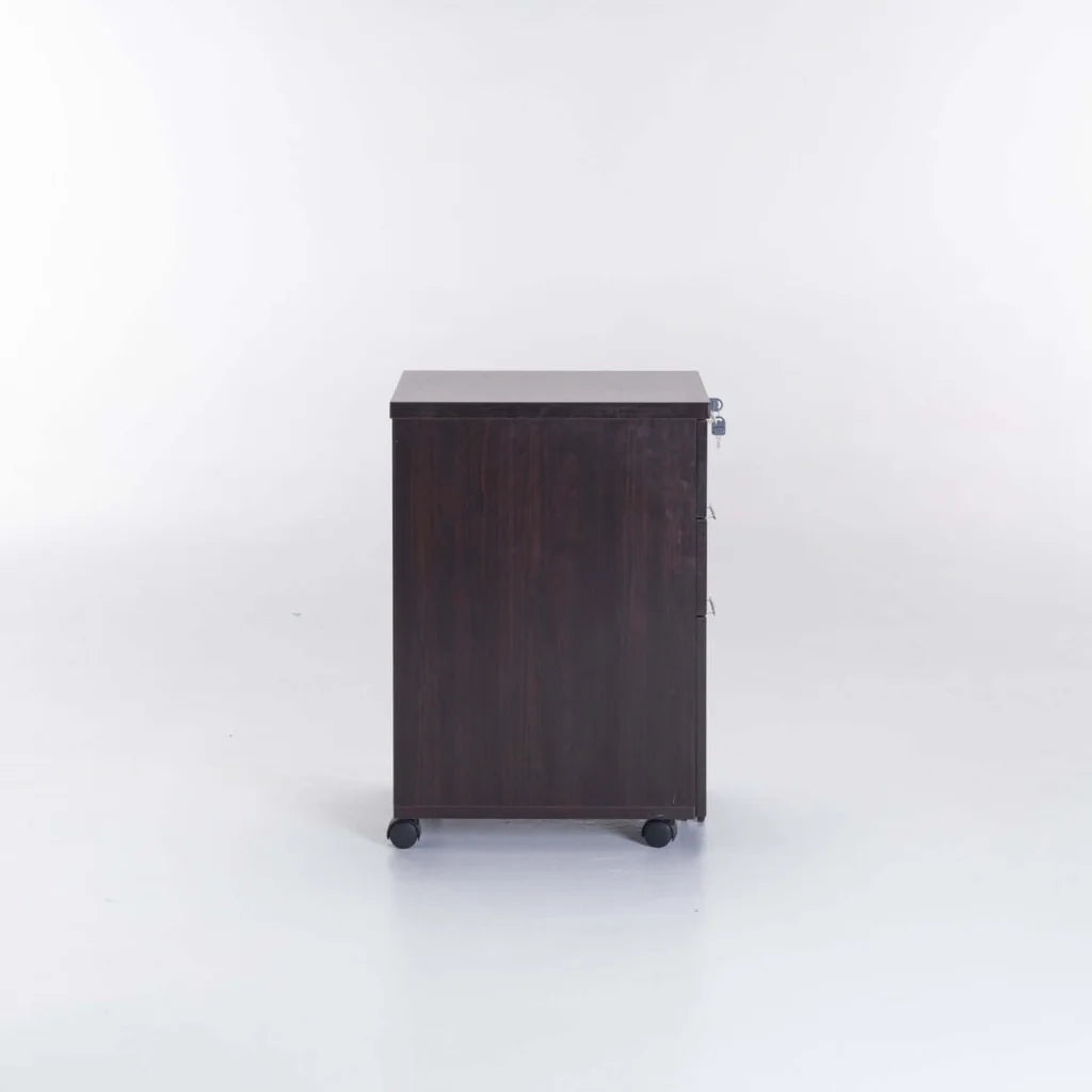 Millenials Mobile 3 Drawer Unit - Wenge