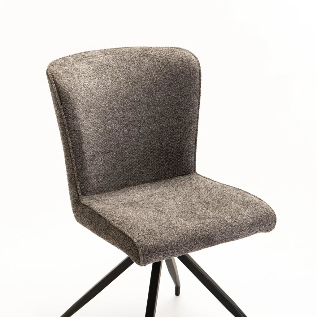 Ribba Fabric Dining Chair - Grey