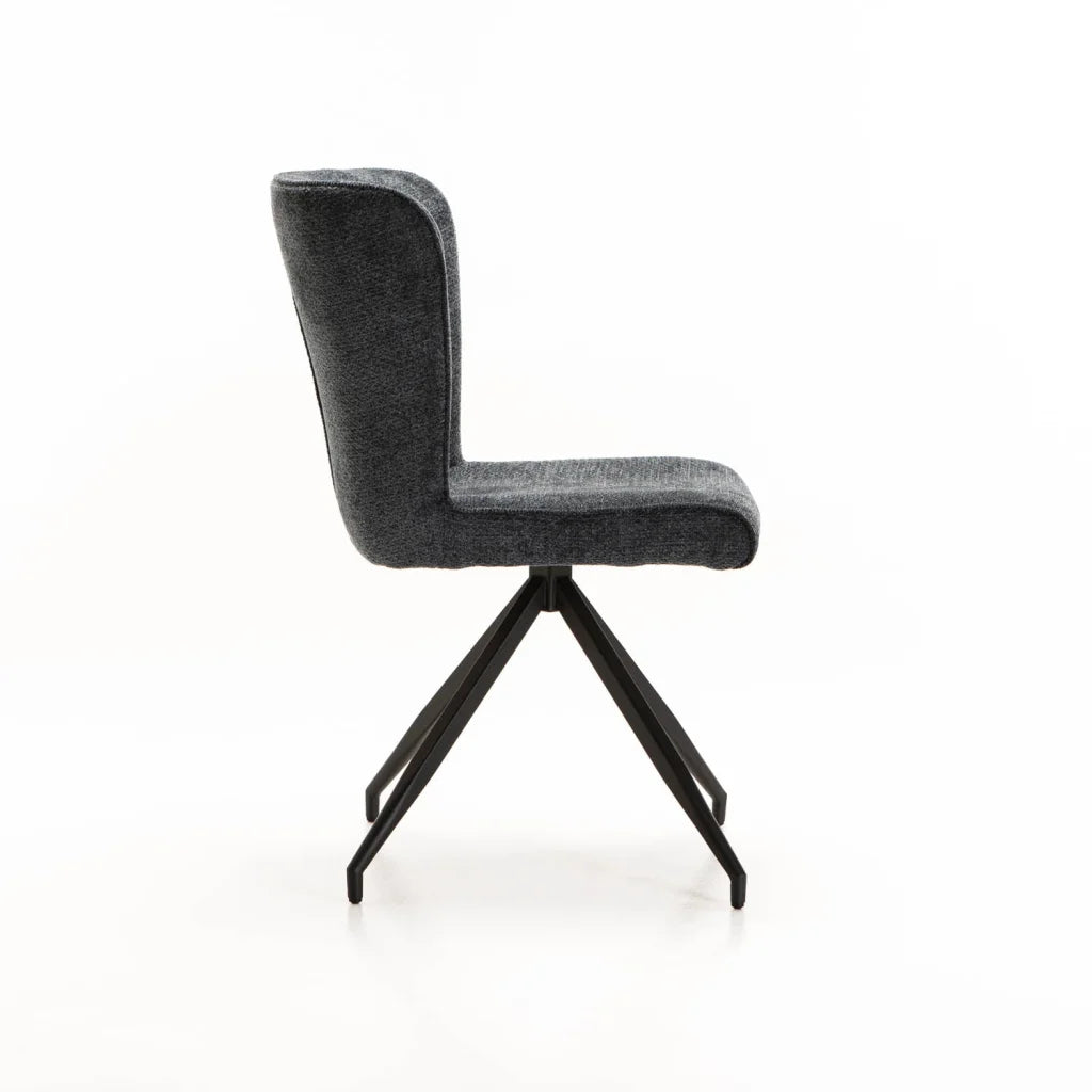 Ribba Fabric Dining Chair - Blue