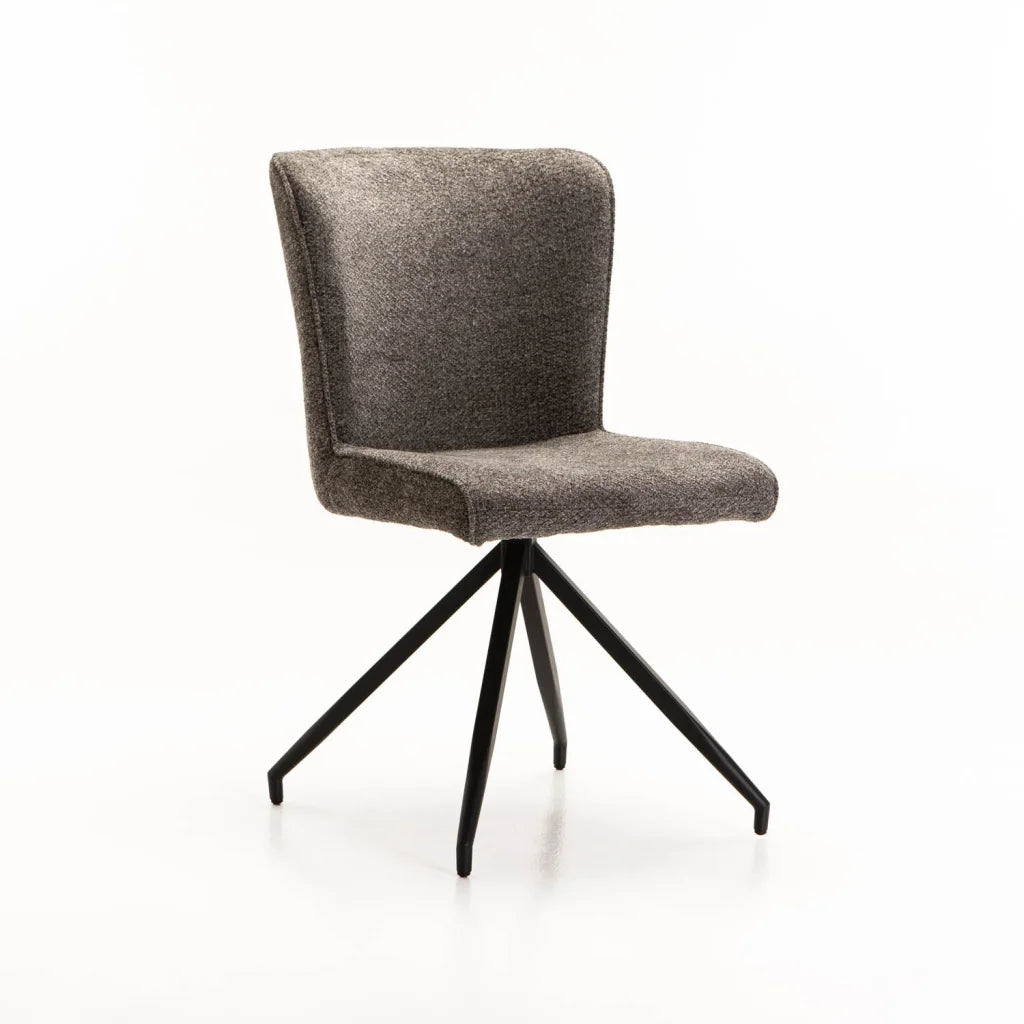 Ribba Fabric Dining Chair - Grey
