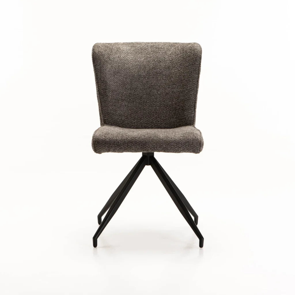 Ribba Fabric Dining Chair - Grey