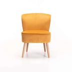 Modern Velvet Beau Chair - Mustard