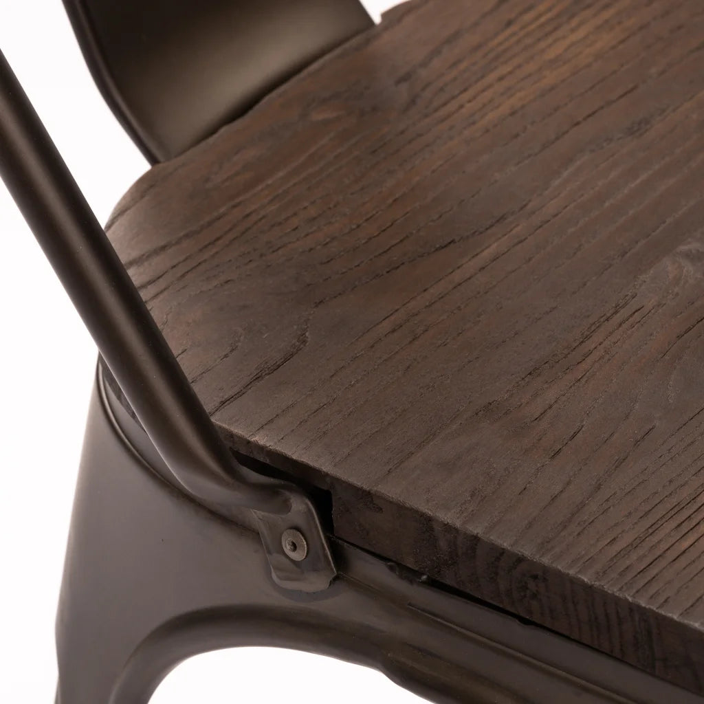 Wageng Dining Chair With Wood - Rustic