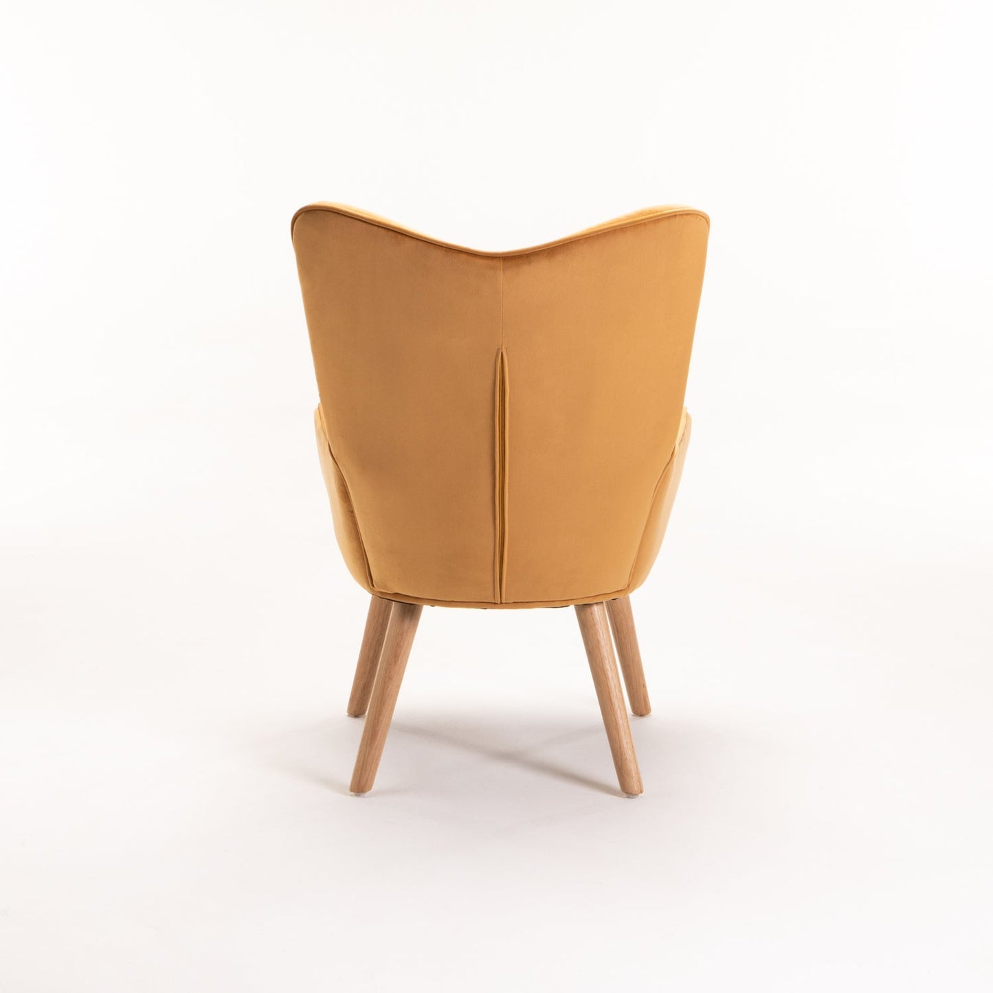 Rosie Velvet Chair - Mustard
