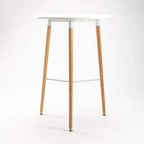 Azlyn 80cm Wooden Leg Podium - White