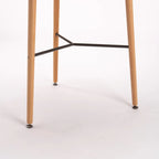 Azlyn 80cm Wooden Leg Podium - Grey