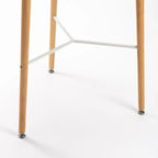 Azlyn 80cm Wooden Leg Podium - White