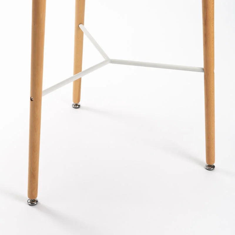 Azlyn 80cm Wooden Leg Podium - White