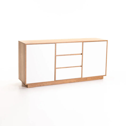 Jicama 2 Door 3 Drawer Sideboard - Black