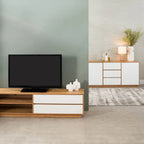 Jicama 2 Door 3 Drawer Sideboard - Black