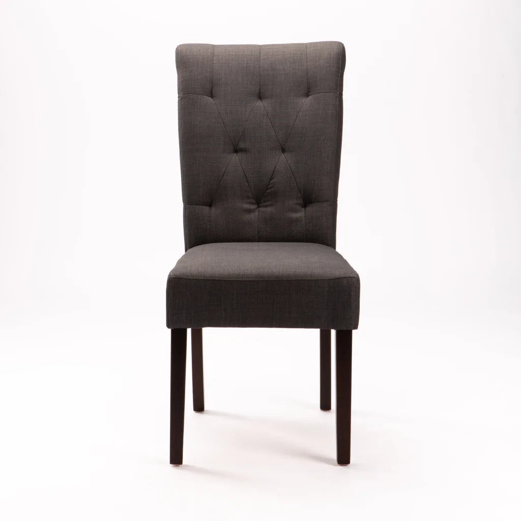 Tapas Fabric Dining Chair - Dark Grey