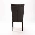 Tapas Fabric Dining Chair - Dark Grey