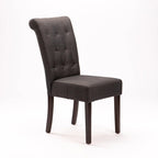 Tapas Fabric Dining Chair - Dark Grey