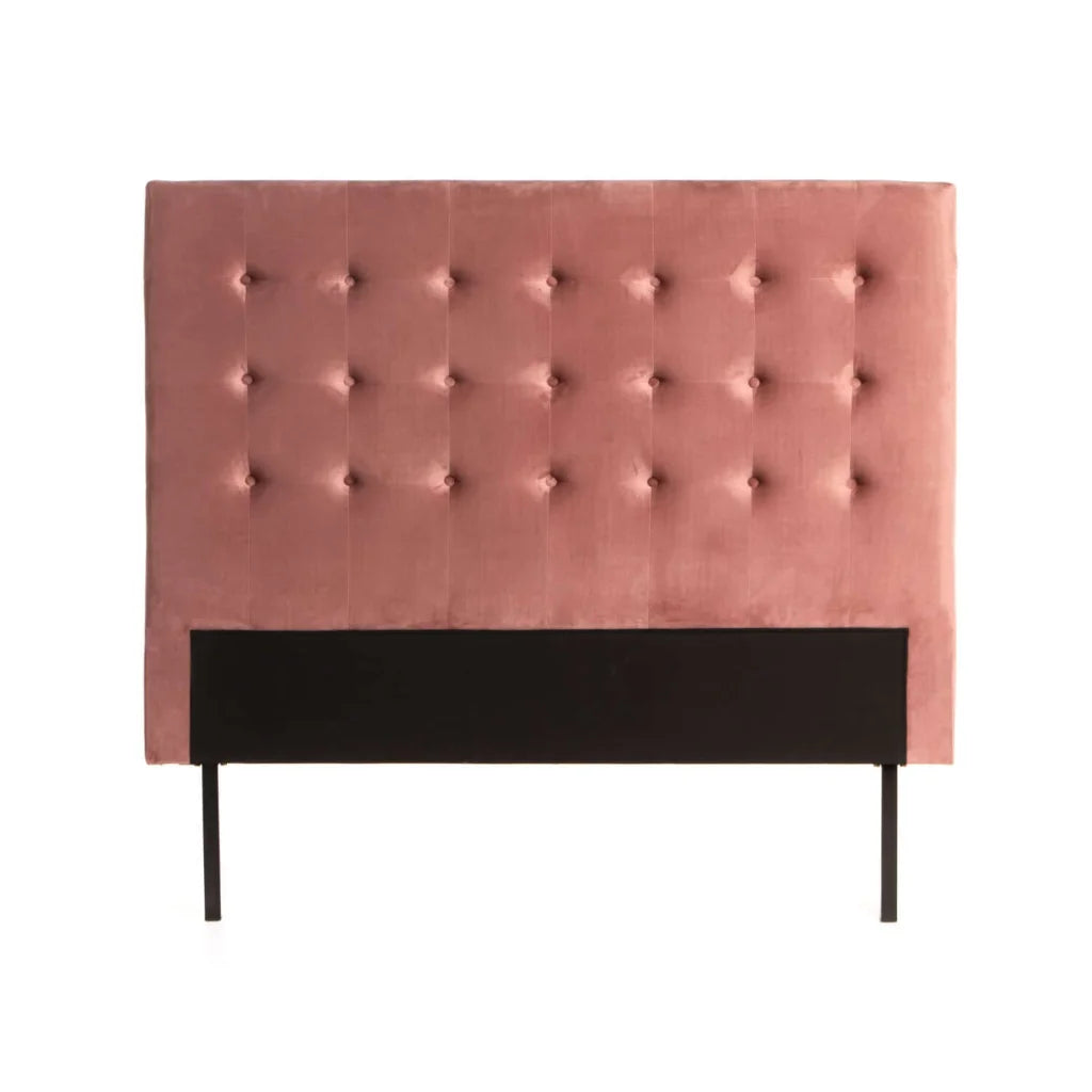Paola Velvet Headboard - Queen - Blush