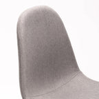 Allan Fabric Dining Chair - Grey /Black