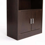 Rampu 2 Door 3 Shelf Bookcase - Wenge
