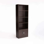 Rampu 2 Door 4 Shelf Bookcase - Wenge