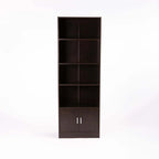 Rampu 2 Door 4 Shelf Bookcase - Wenge