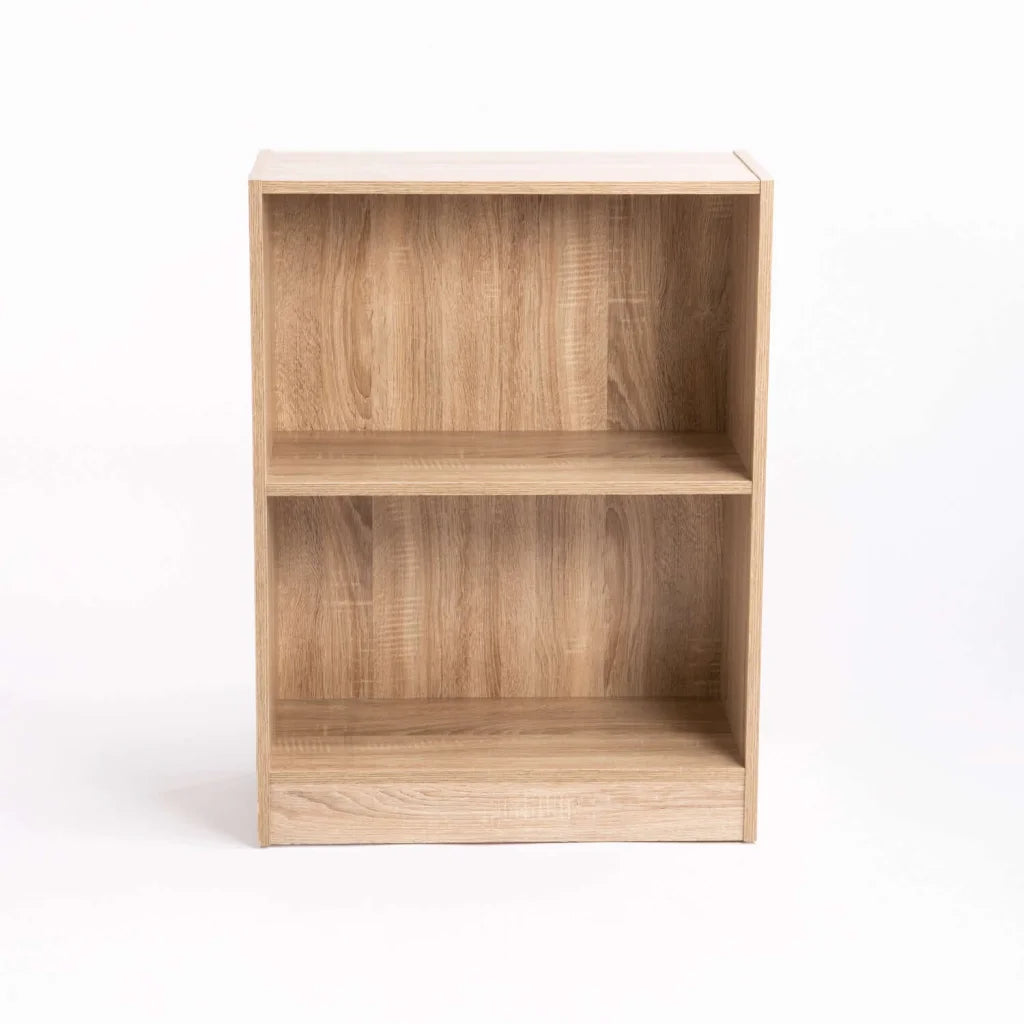 Rampu 2 Shelf Bookcase - Oak