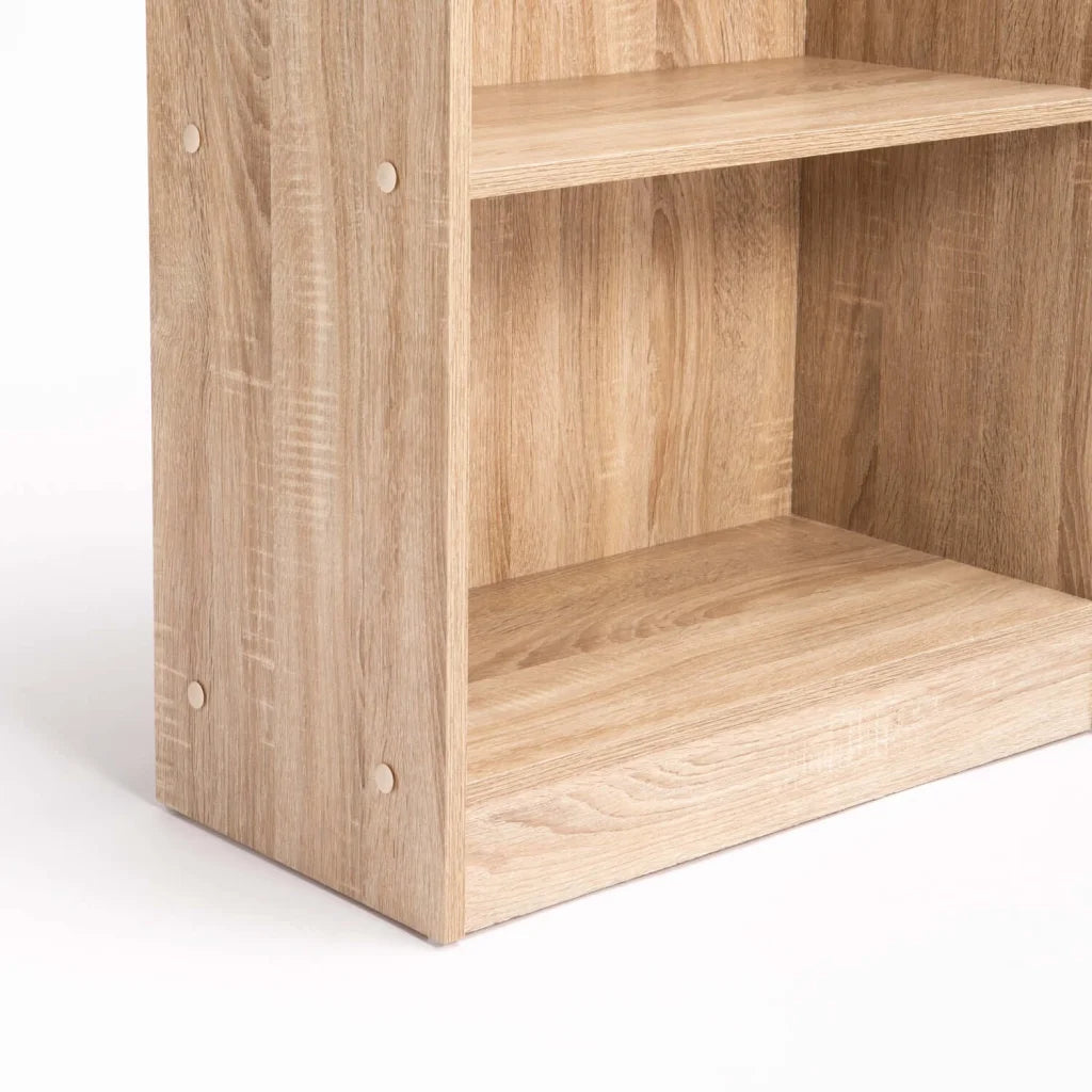 Rampu 2 Shelf Bookcase - Oak