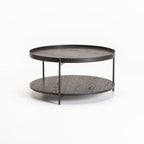 Irish 80cm Round Coffee Table - Black