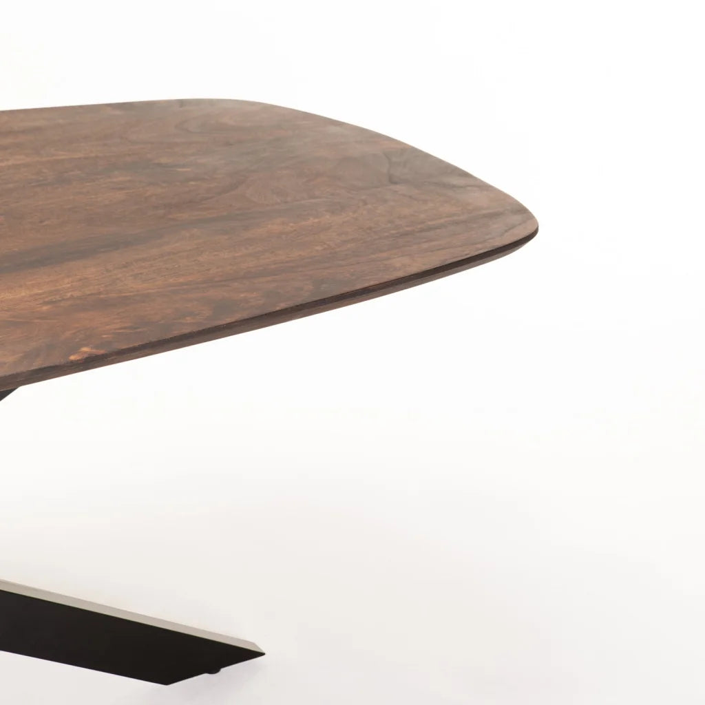 Sissa Danish Oval Solid Wood Dining Table - Brown - 10 Seater