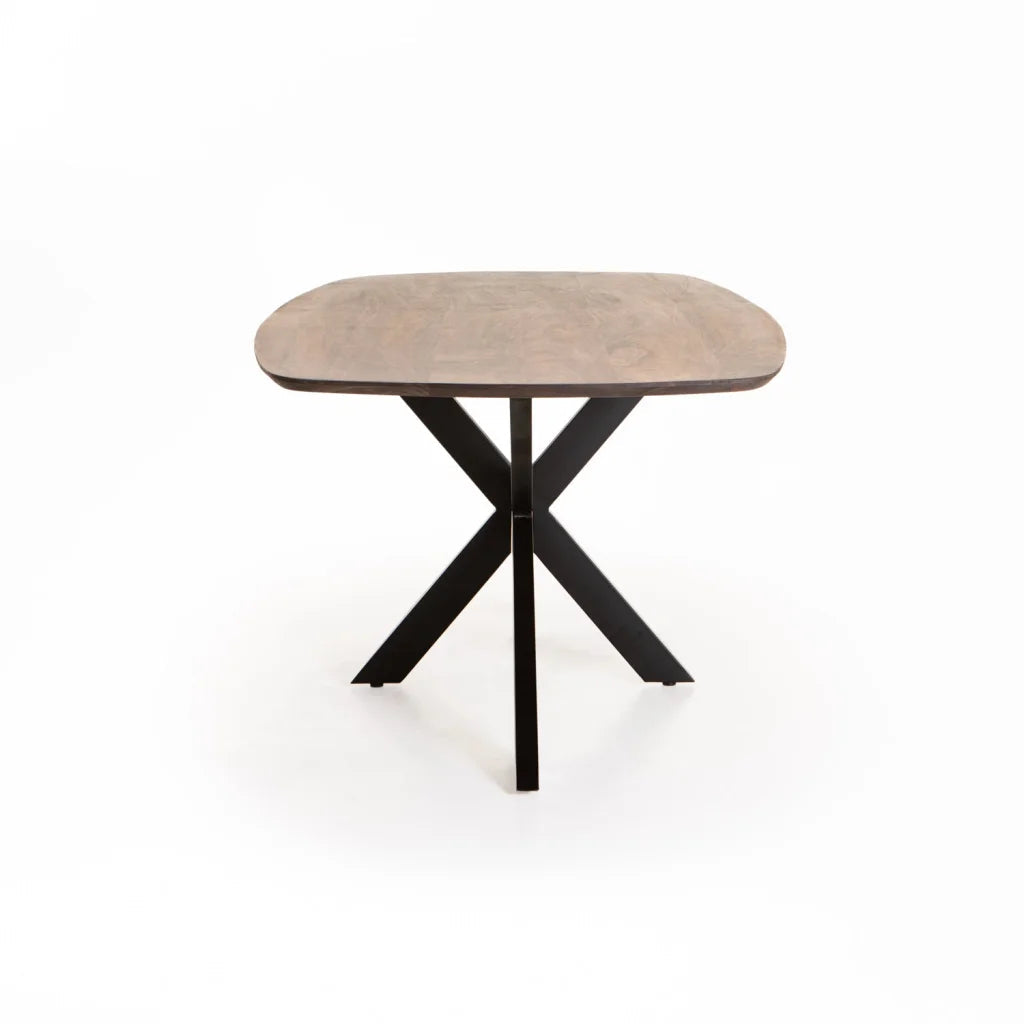 Sissa Danish Oval Solid Wood Dining Table - Brown - 10 Seater