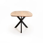 Sissa Danish Oval Solid Wood Dining Table - Magnolia - 8 Seater