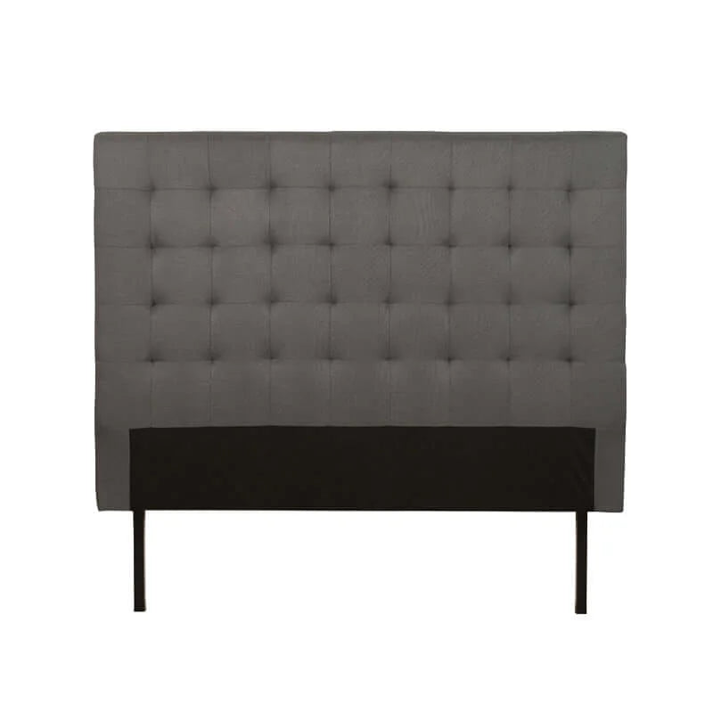 Rabbu Fabric Headboard - Grey - Double
