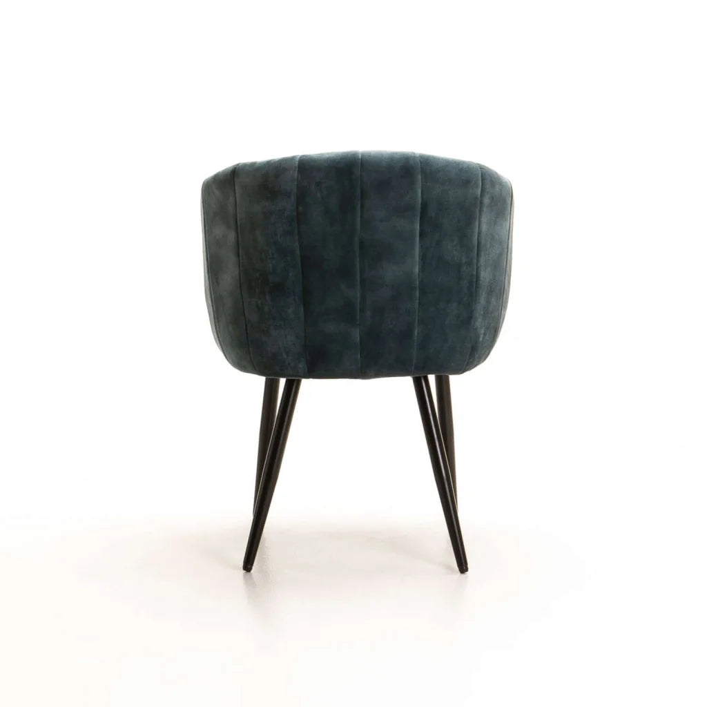 Patiza Deluxe Velvet Dining Chair - Teal