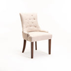 Kia Bloom Fabric Dining Chair - Cream