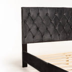 Olee Velvet Touch Bed Frame - Queen Standard Length