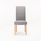 Pappa Deluxe Fabric Dining Chair - Grey