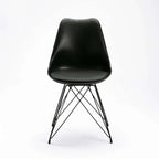 Milah Black leg Dining Chair