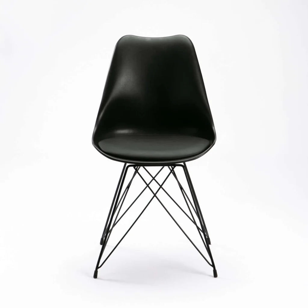 Milah Black leg Dining Chair