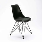 Milah Black leg Dining Chair