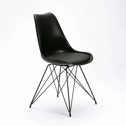 Milah Black Leg Dining Chair