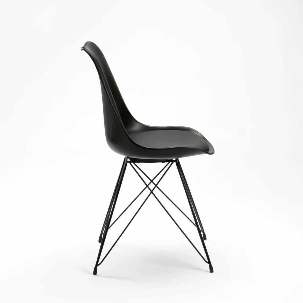 Milah Black leg Dining Chair