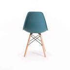 Rentia Wooden Leg Dining Chair - Teal