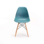 Rentia Wooden Leg Dining Chair - Teal