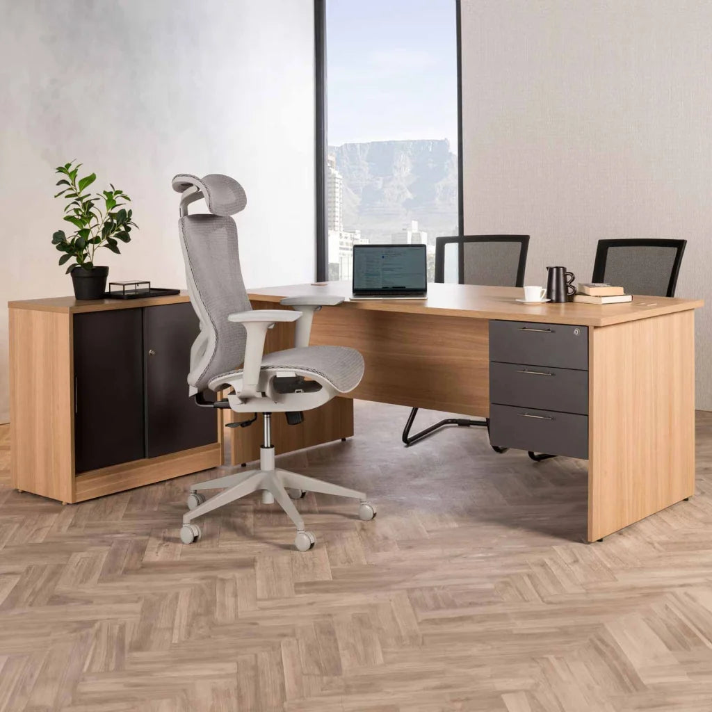 Lean Executive Luxury Office Chair 360m - Grey