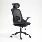 Lint Ergonomic Office Chair with Headrest AH612 - Black