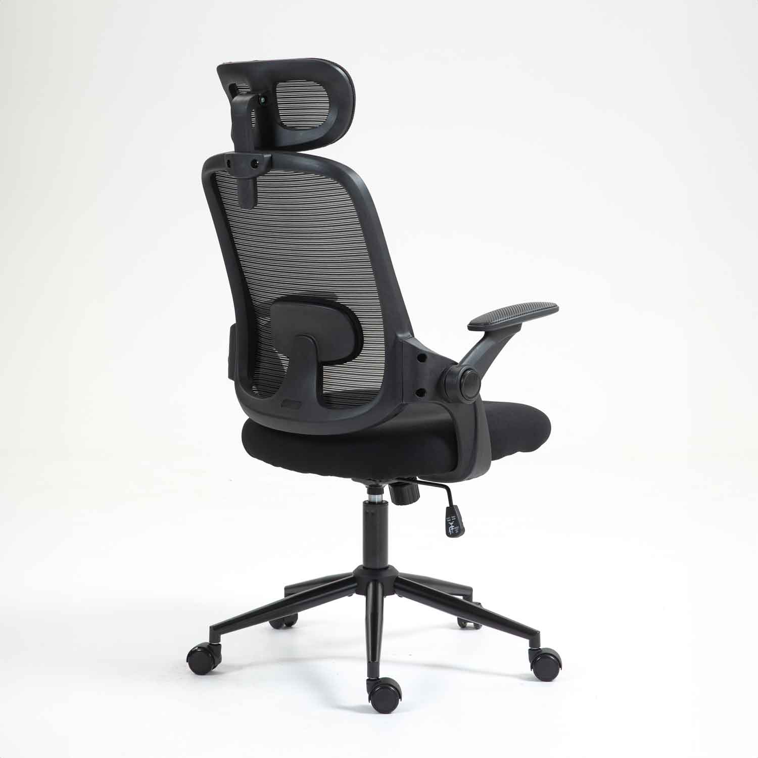 Lint Ergonomic Office Chair with Headrest AH612 - Black
