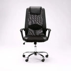 Power Exec Hiback Office Chair W-156 chrome base