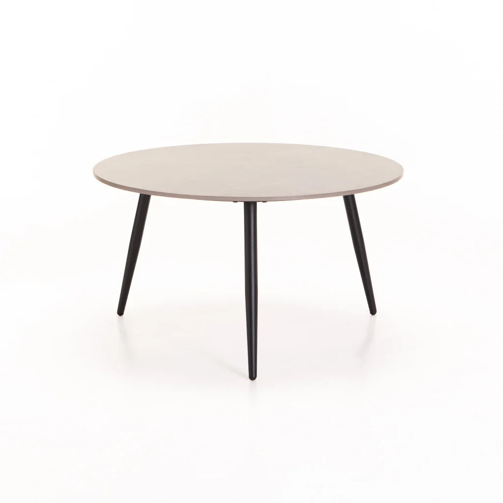 Cognac Set Of 2 Stone Top Coffee Table - Grey