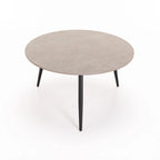 Cognac Set Of 2 Stone Top Coffee Table - Grey
